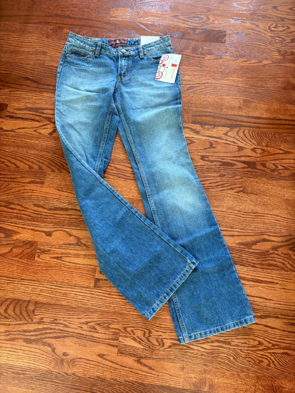 Women Style Change JT Life Change Jeans Denim Pants Sz 28 Embroidered Back Pocke